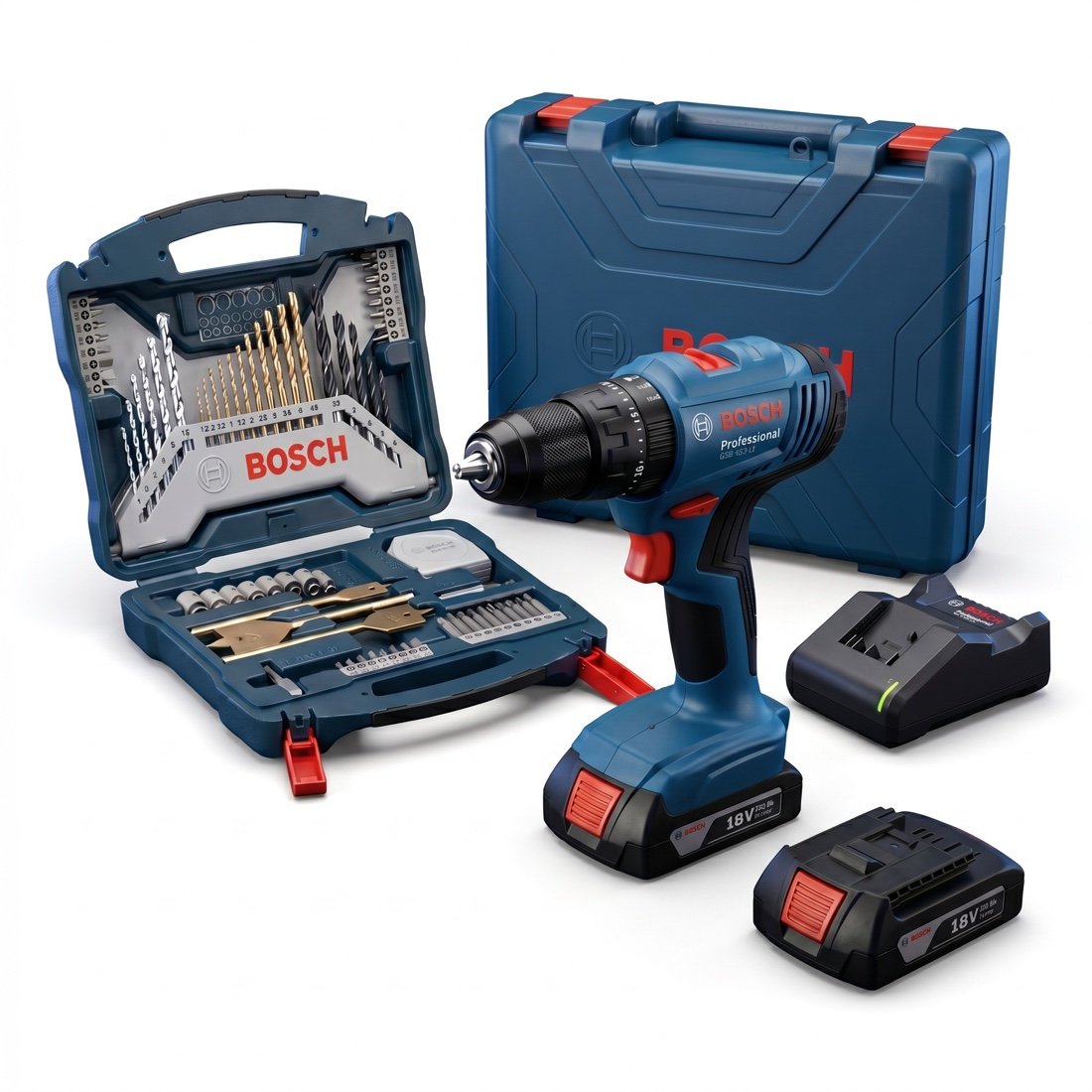 Trapano a percussione professionale 18 V – set completo